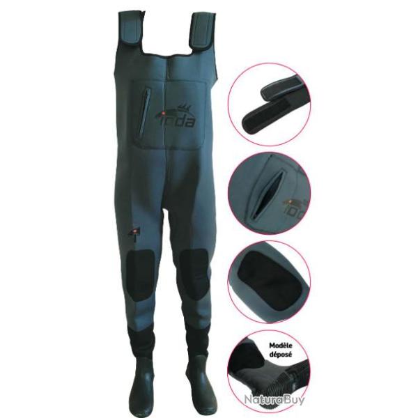 Waders Ioda n�opr�ne 4 mm sp�cial float tube IODA - Confort, souplesse et robustesse 38-39