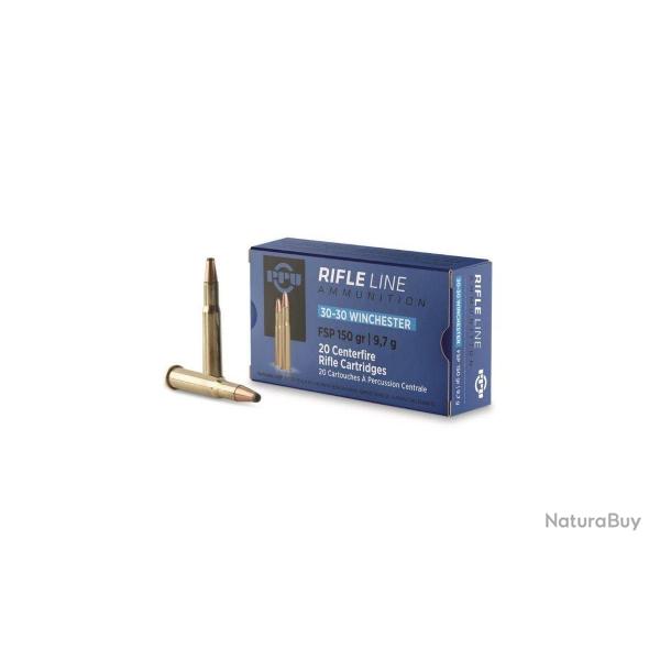 Boite de munition PPU/Partizan 30-30 Winchester FSP 170GR 11G x20