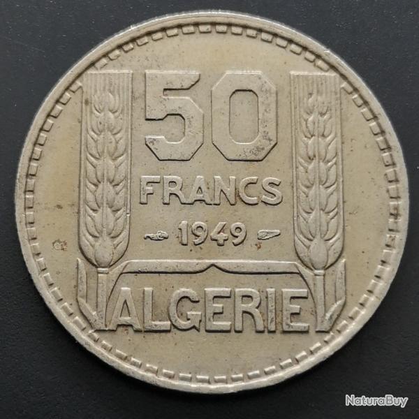 Monnaie Alg�rie - 1949 - 50 francs Turin (Grade : TB) - Ref N0691