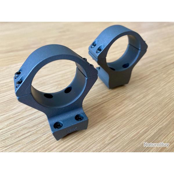 Colliers de montage intgrs 30mm medium pour carabine Browning X-Bolt et X-Bolt 2