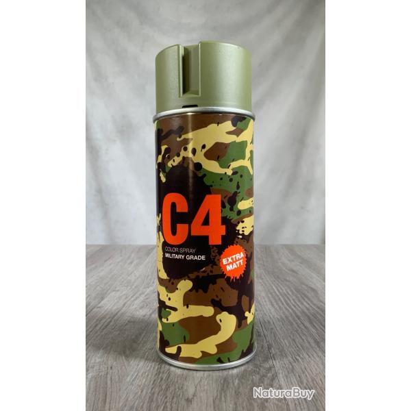 Bombe de peinture C4 Military Grade RAL6013 - ARMAMAT