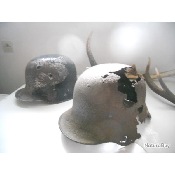 casques restant de coque