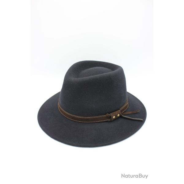 Chapeau de laine waterproof crushable, marine, hiver, chasse, randonner