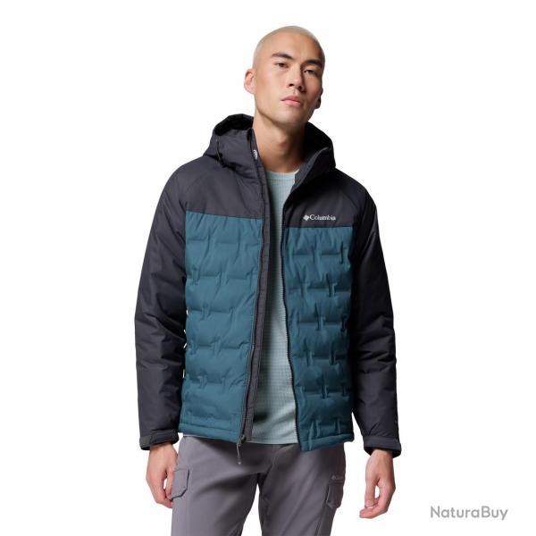 Veste Chaude Impermable Columbia GRAND TREK III DOWN HOODED JACKET Bleu