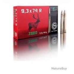 Cartouches GECO z&eacute;ro calibre 9,3x74R 11,9g 184g x20