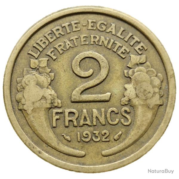 Monnaie France - 1932 - 2 francs Morlon Cupro (Grade : TB) - Ref N0077