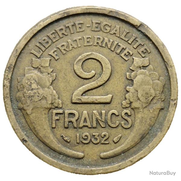 Monnaie France - 1932 - 2 francs Morlon Cupro (Grade : AB) - ref N0106
