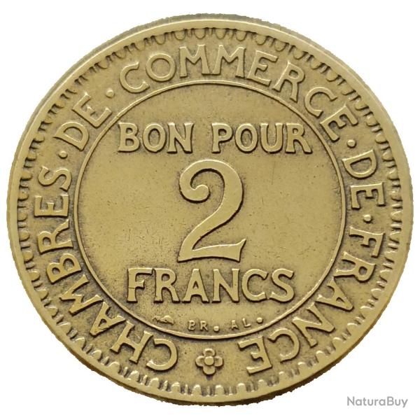 Monnaie France - 1924 - 2 francs Chambres de commerce (Grade : TTB) - Ref N0240