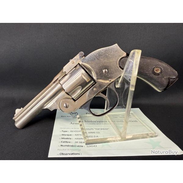 RARE REVOLVER NATIONAL ARMS cal. 38sw