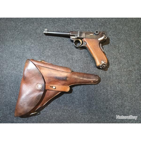 EXEPTIONNEL LUGER P06 WAFFENFABRIK Bern 1933