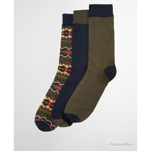 Coffret 3 Paires Chaussettes Barbour