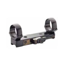 MONTAGE AMOVIBLE RAIL 22MM TACTICAL AVEC ANNEAUX 30MM H7.5MM