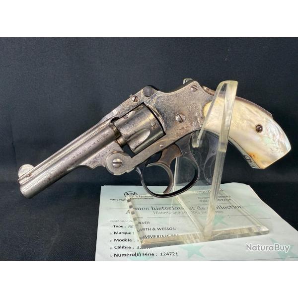 SMITH & WESSON HAMMERLESS TOP BREAK cal .32sw