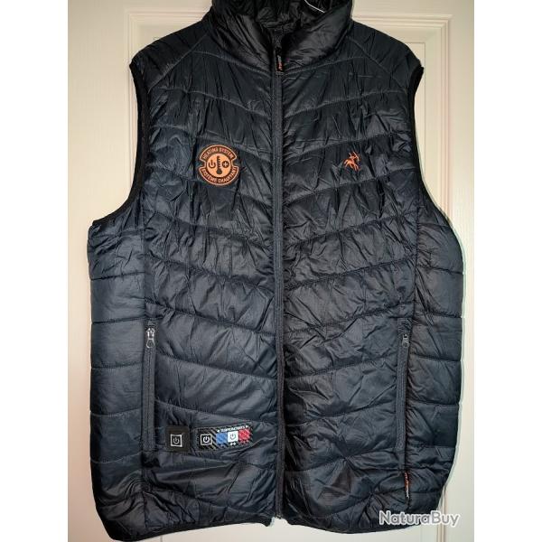 Gilet chaud matelass� PROHUNT Marine - Taille XL