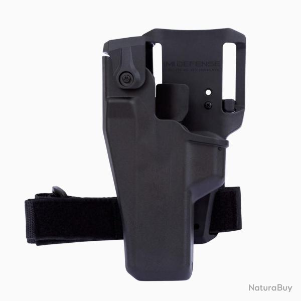 Holster Rigide RD3(TM) Glock - Optic Ready Noir Gaucher