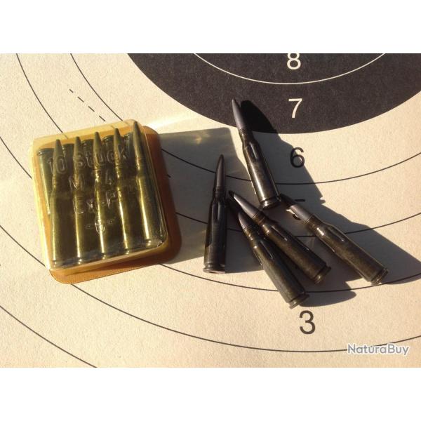 Cartouches de manipulation en cal 5,45x39, paquet scell.