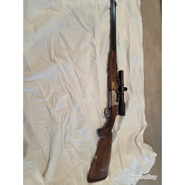 Carabine express Angelo Zoli 9.3x74R + Lunette swarovski 1.25x4x24 + montage pivotant EAW