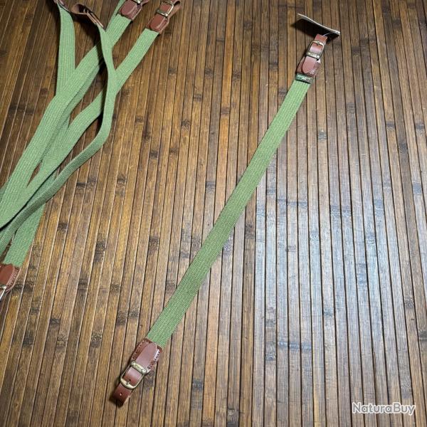 SANGLE - BRETELLE POUR FUSIL ET CARABINE FABRICATION ITALIENNE MARQUE RISERVA VERTE NEUF