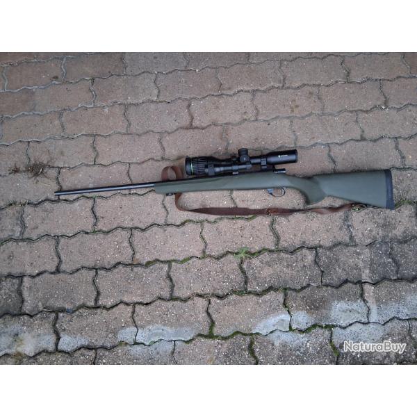 Carabine HOWA 1500 en forfait tat quipe d'une lunette  vision nocturne Hikmicro Alpex avec infr