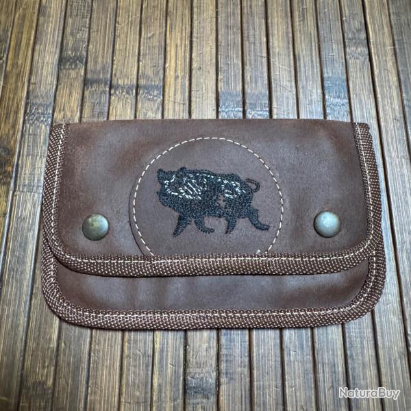 CARTOUCHI�RE DE CEINTURE EN CUIR 10 TUBES 7,64 et similaire