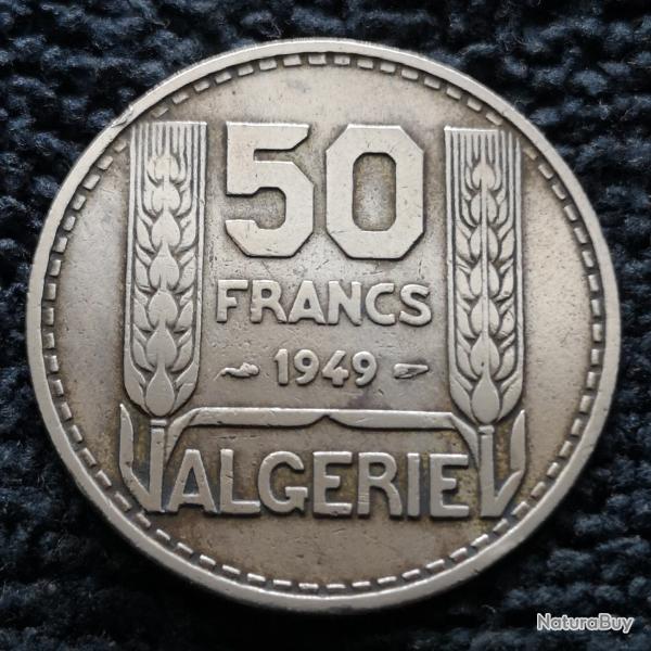 Monnaie Alg�rie - 1949 - 50 francs Turin (Grade : TTB) - Ref N1586