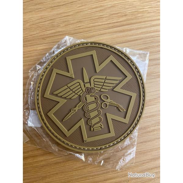 �cusson M�dic Patch Velcro kaki coyote sable d�sert PVC