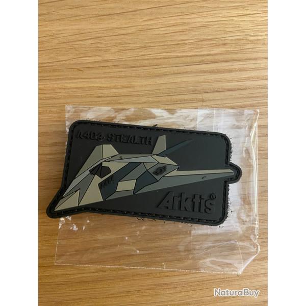 cusson Arktis Patch F-117 Velcro noir gris PVC