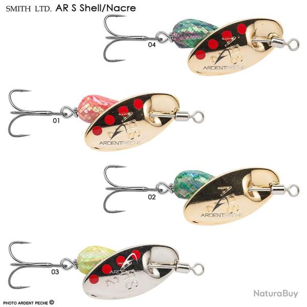 Cuiller SMITH AR S Nacr 3.5g 01 GAPI