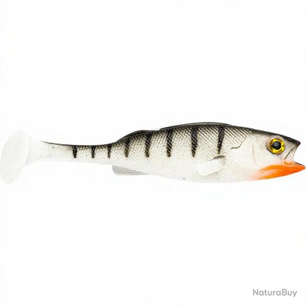 Leurre souple LMAB Kofi barsch 7cm White tiger