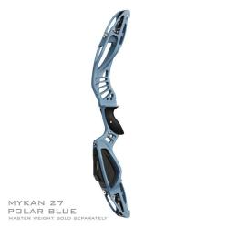 MYBO - Poign&eacute;e Barebow MYKAN 27" CERAKOTE DROITIER (RH) POLAR BLUE