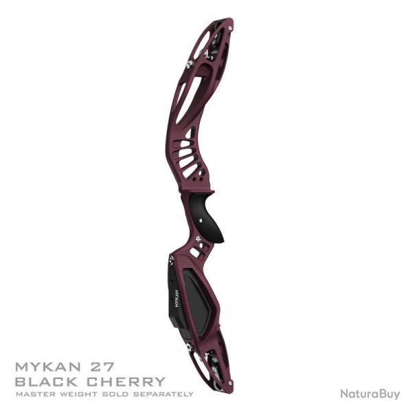 MYBO - Poign�e Barebow MYKAN 27" CERAKOTE GAUCHER (LH) BLACK CHERRY
