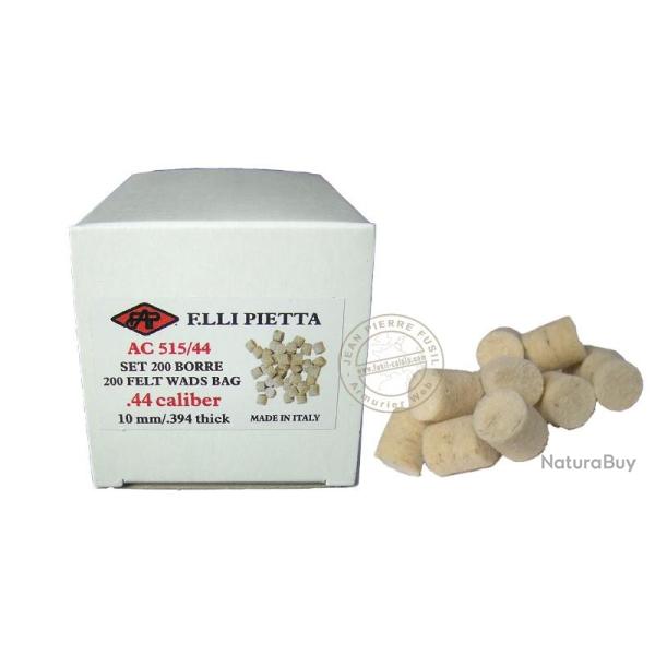 Bourres Feutre pour arme � poudre noire - Calibre 44 / 200