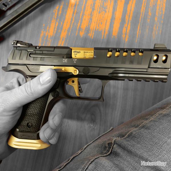 Jamais tir!!! WALTHER Q5 MATCH STEEL FRAME collector 9mm