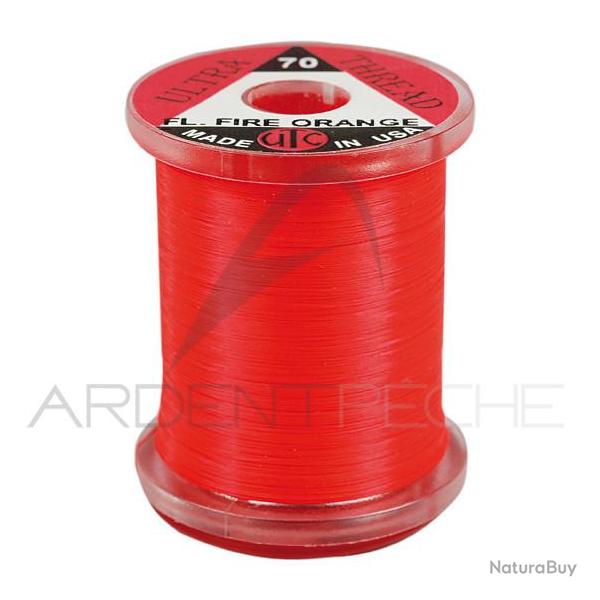 Fils de montage UTC 70 nylon 6/0 fluo orange feu 505