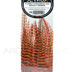 Plumes streamers DEVAUX Grizzly orange