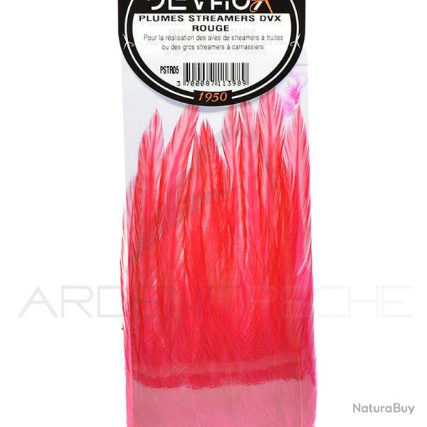Plumes streamers DEVAUX rouge