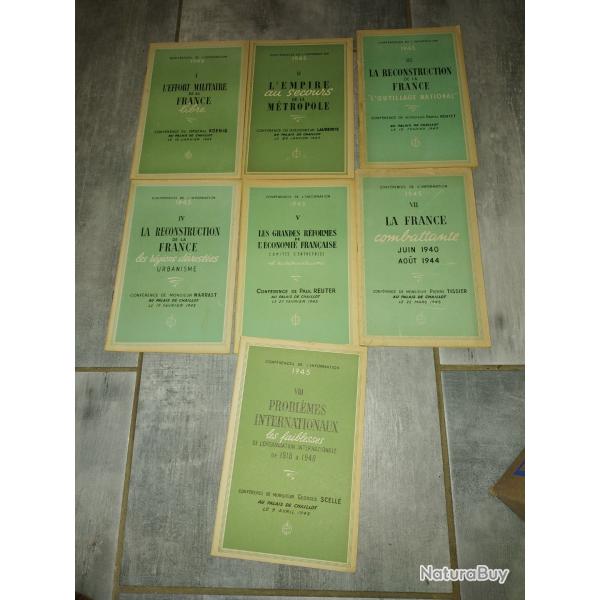 Lot de conf�rence de l'information 1945