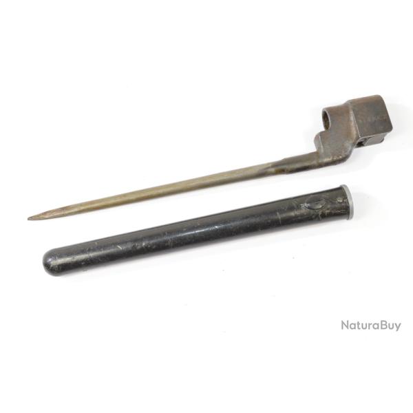 Baionnette Anglaise clou n4 MKII foureau plastique MKIII. Fusil Enfield n4 MK1 303 PM STEN MK5