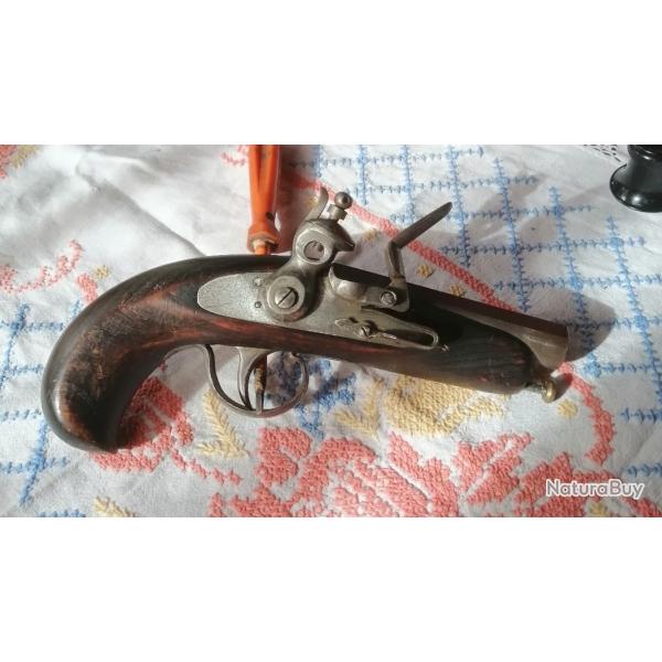 pistolet silex debut XX