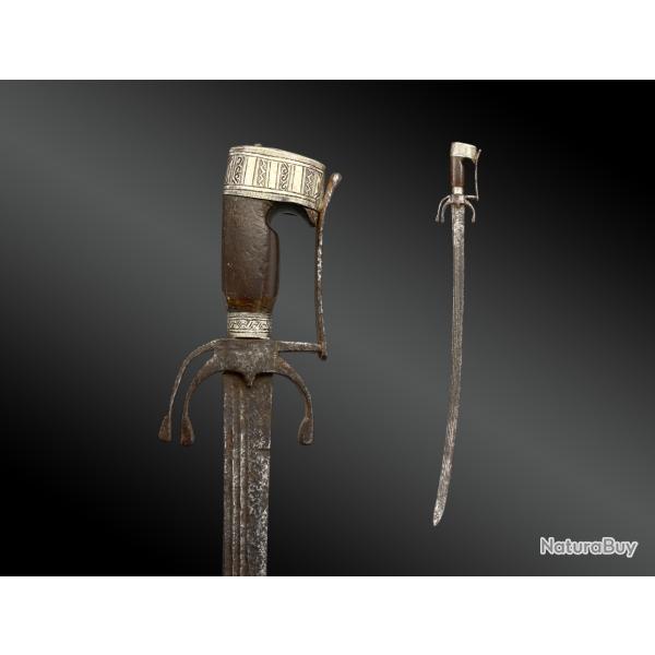 SABRE MAROCAIN, NIMCHA Maroc, XIX�me si�cle