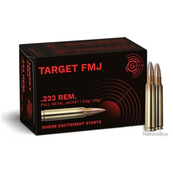 Geco 223 rem FMJ 55 grs (x50)
