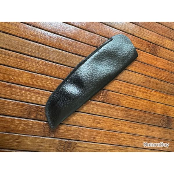 POCHETTE CUIR NOIRE FABRICATION FRAN�AISE POUR  COUTEAU ROTOSPHERE