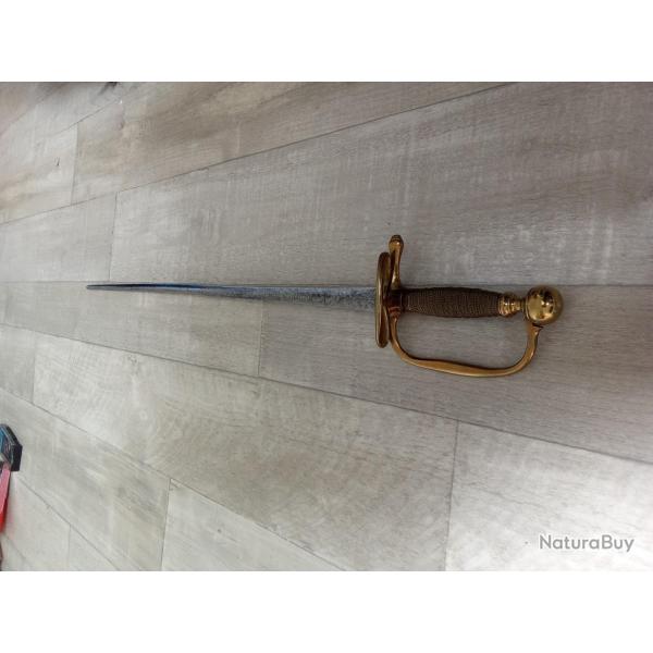 �p�e d' officier mod�le 1816 donn� par le roi