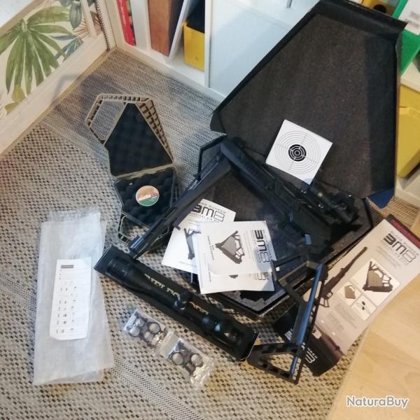 Black bunker Bm8 noir Calibre 4.5mm break barrel 19.9j garantieAvec lunette et accog AIM-0 4x32c