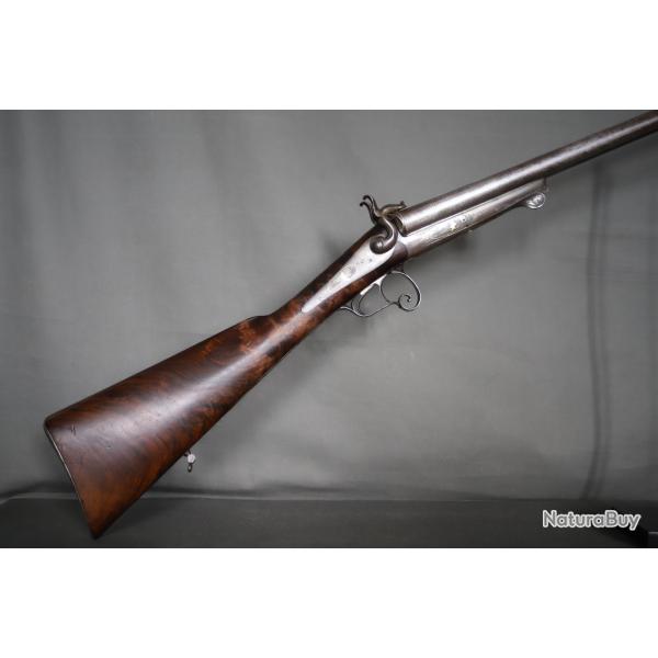 Fusil de chasse de luxe calibre 16  broche type lefaucheux - 2nde moiti 19me sicle (2)