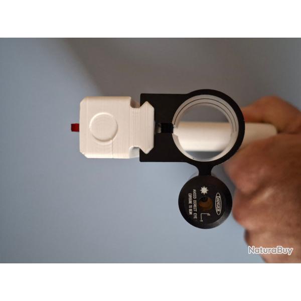 Laser rouge et support lampe Diam�tre 25mm