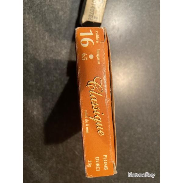 Cartouche calibre 16