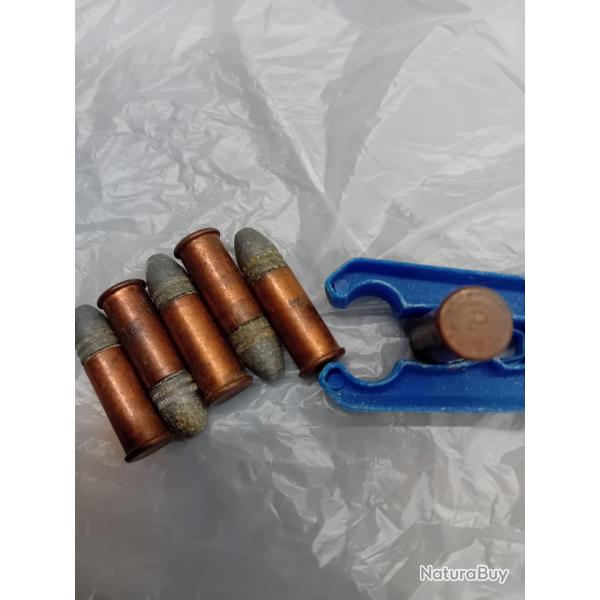 6 cartouches 38 RF d'origine