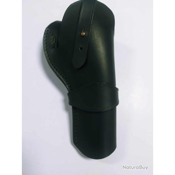 VALENTIN GANCH HOLSTER REVOLVER 5,5 a 6 POUCES NOIR NOUVEAU