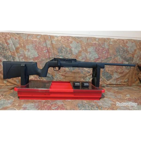 carabine 22LR  hammerli force b1 weteather black vendue avec 2 chargeurs et silencieux